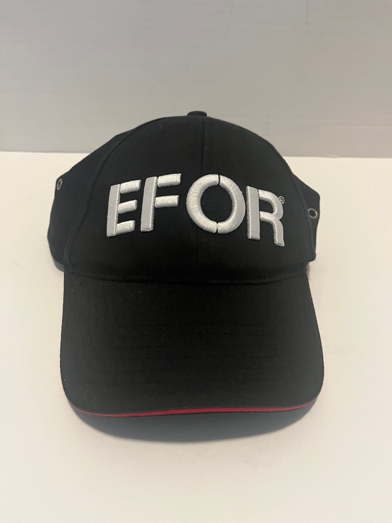 Efor Ef Sport Logo Black Adjustable Hat